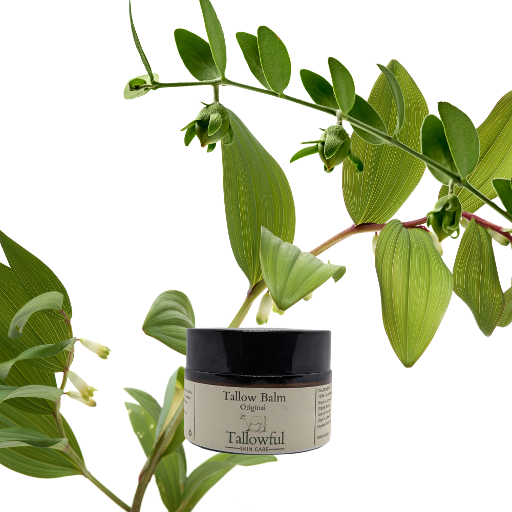 Our Original Tallow Balm contains Emu, Jojoba and Rose Hip Seed Oil. The end result is a moisturizing and nourishing formula for healthy skin