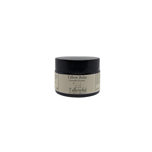 Lavender Dreams is a Lavender Tallow Balm - Calming and Nourishing Formula for Healthy Skin