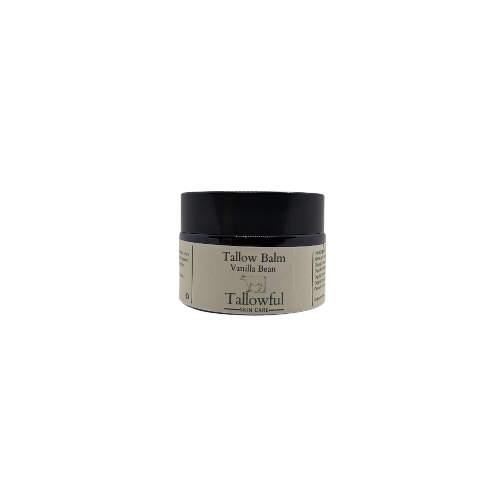 Organic Vanilla Bean Tallow Balm - Luxurious and Hydrating Formula for Soft, Smooth Skin